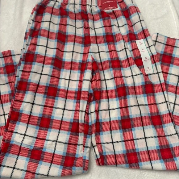Wondershop Women’s Red Blue and White Plaid Pajama Pants Small NWT - Picture 1 of 6